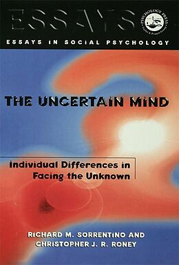 eBook (epub) The Uncertain Mind de Richard M. Sorrentino, Christopher J. R. Roney
