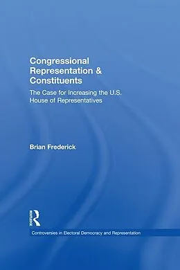 E-Book (pdf) Congressional Representation & Constituents von Brian Frederick