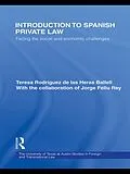 E-Book (epub) Introduction to Spanish Private Law von Teresa Rodriguez de las Heras Ballell
