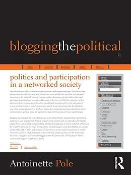 E-Book (epub) Blogging the Political von Antoinette Pole