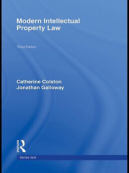 E-Book (epub) Modern Intellectual Property Law von Jonathan Galloway, Daithí Mac Síthigh, Andrew Griffiths