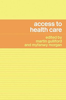 eBook (epub) Access to Health Care de 