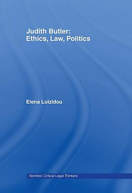 eBook (pdf) Judith Butler: Ethics, Law, Politics de Elena Loizidou