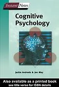 E-Book (epub) BIOS Instant Notes in Cognitive Psychology von Jackie Andrade, Jon May
