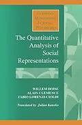 E-Book (pdf) The Quantitative Analysis of Social Representations von Alain Clemence, Willem Doise, Fabio Lorenzi-Cioldi