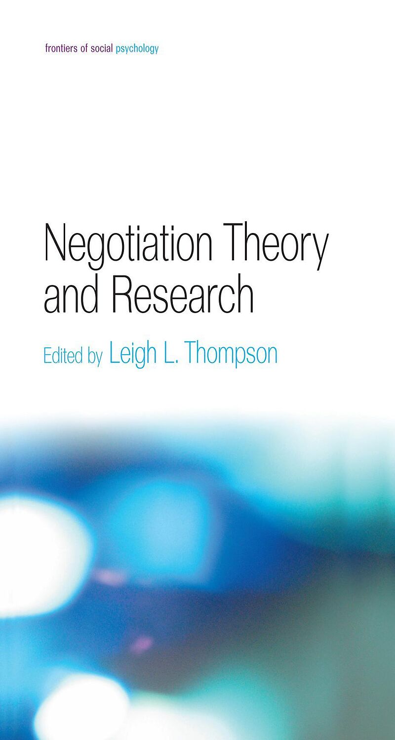 Negotiation Theory and Research