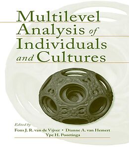 E-Book (pdf) Multilevel Analysis of Individuals and Cultures von Fons J. R. van de Vijver, Dianne A. Van Hemert, Ype H. Poortinga