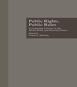 eBook (pdf) Public Rights, Public Rules de Connie L. McNeely