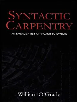 E-Book (epub) Syntactic Carpentry von William O'Grady