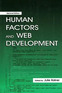 E-Book (pdf) Human Factors and Web Development von Mark J. Anderson, Patrick J. Whitcomb