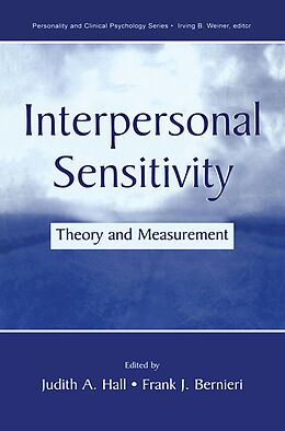 E-Book (epub) Interpersonal Sensitivity von 