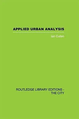 E-Book (epub) Applied Urban Analysis von Ian Cullen
