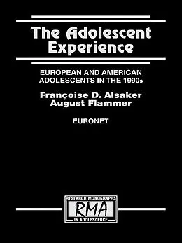 E-Book (pdf) The Adolescent Experience von August Flammer, Francoise D. Alsaker