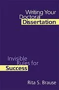 E-Book (pdf) Writing Your Doctoral Dissertation von Rita S. Brause