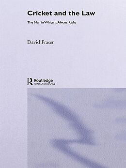 E-Book (pdf) Cricket and the Law von David Fraser