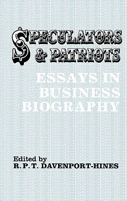 E-Book (epub) Speculators and Patriots von R. P. T. Davenport-Hines