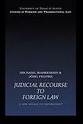 E-Book (epub) Judicial Recourse to Foreign Law von Basil Markesinis, Jorg Fedtke