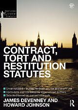 eBook (epub) Contract, Tort and Restitution Statutes 2012-2013 de James Devenney, Howard Johnson