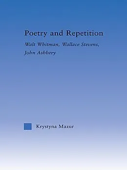 PDF Poetry and Repetition von Krystyna Mazur