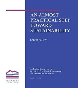 PDF An Almost Practical Step Toward Sustainability von Robert M. Solow