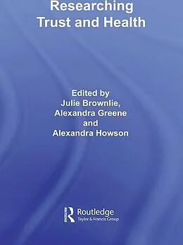 E-Book (pdf) Researching Trust and Health von 