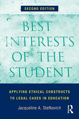 eBook (epub) Best Interests of the Student de Jacqueline A. Stefkovich