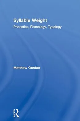 PDF Syllable Weight von Matthew Gordon