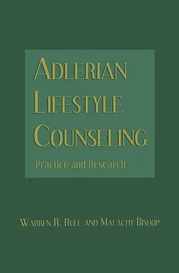 E-Book (pdf) Adlerian Lifestyle Counseling von Warren R. Rule, Malachy Bishop