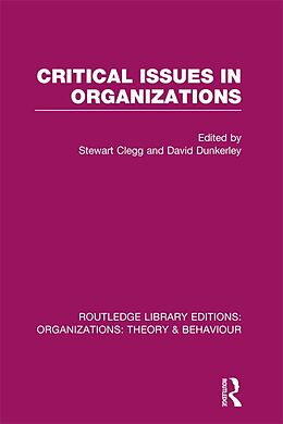eBook (pdf) Critical Issues in Organizations (RLE: Organizations) de 
