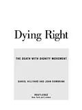 PDF Dying Right von Daniel Hillyard, John Dombrink