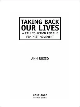 E-Book (epub) Taking Back Our Lives von Ann Russo