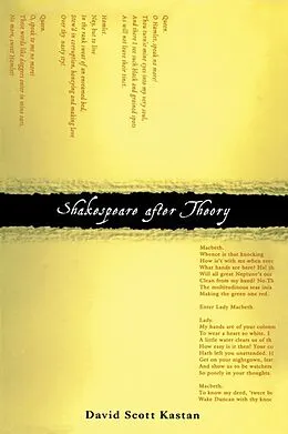 E-Book (pdf) Shakespeare After Theory von David Scott Kastan
