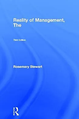 E-Book (epub) Reality of Management, The von Rosemary Stewart