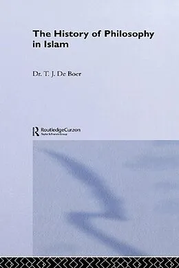 E-Book (epub) History Of Philosophy In Islam von T. J. De Boer, E. R. Jones
