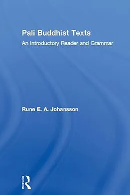 E-Book (pdf) Pali Buddhist Texts von Rune E. A. Johansson