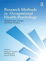 eBook (epub) Research Methods in Occupational Health Psychology de 