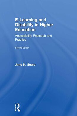 E-Book (epub) E-learning and Disability in Higher Education von Jane Seale