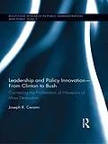 E-Book (epub) Leadership and Policy Innovation - From Clinton to Bush von Joseph R. Cerami