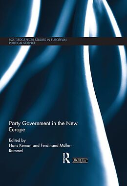eBook (pdf) Party Government in the New Europe de 