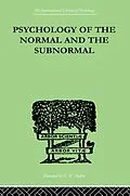 E-Book (pdf) Psychology Of The Normal And The Subnormal von Henry Herbert Goddard