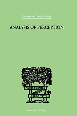 E-Book (pdf) Analysis Of Perception von J R Smythies