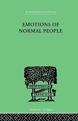 eBook (epub) Emotions Of Normal People de William Moulton Marston
