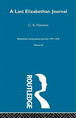 E-Book (pdf) A Last Elizabethan Journal V3 von Harrison