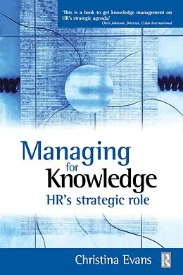 E-Book (pdf) Managing for Knowledge von Christina Evans