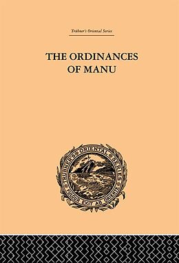 eBook (epub) The Ordinances of Manu de Arthur Coke Burnell