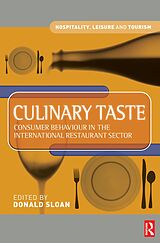 eBook (epub) Culinary Taste de Donald Sloan, Prue Leith