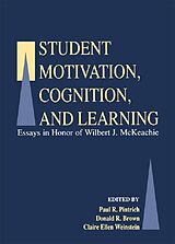 eBook (pdf) Student Motivation, Cognition, and Learning de 