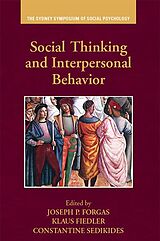 eBook (pdf) Social Thinking and Interpersonal Behavior de 