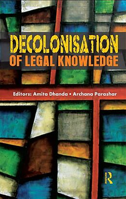 eBook (epub) Decolonisation of Legal Knowledge de 