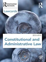 eBook (epub) Constitutional and Administrative Lawcards 2012-2013 de Routledge